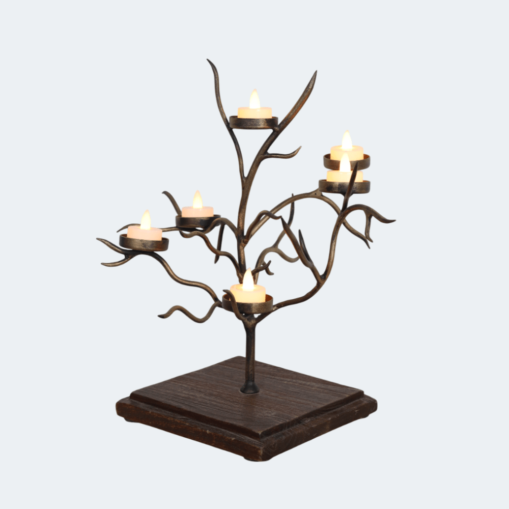 Enchanted Forest Candle Stand