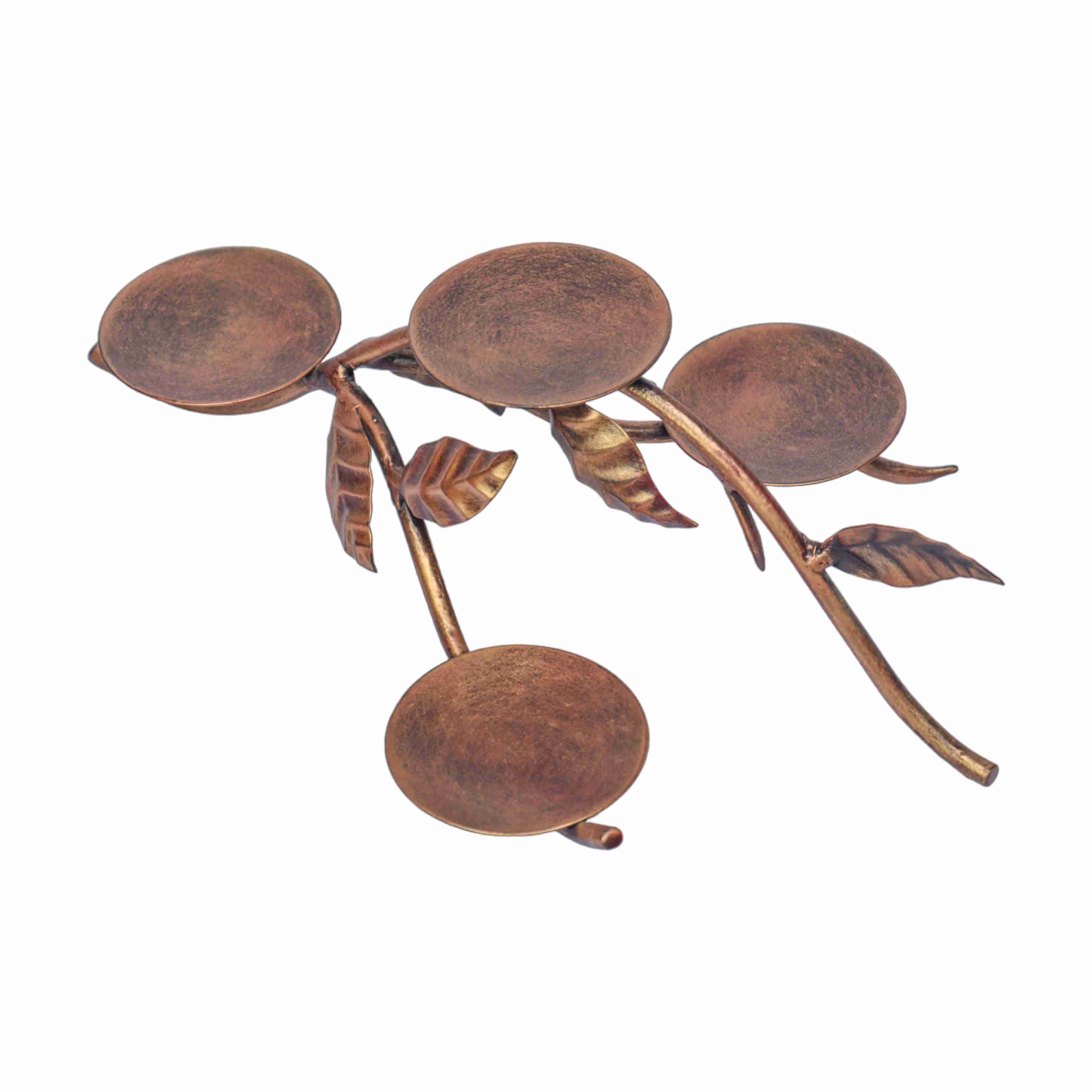 Leafy Branch Votive & Candle Stand