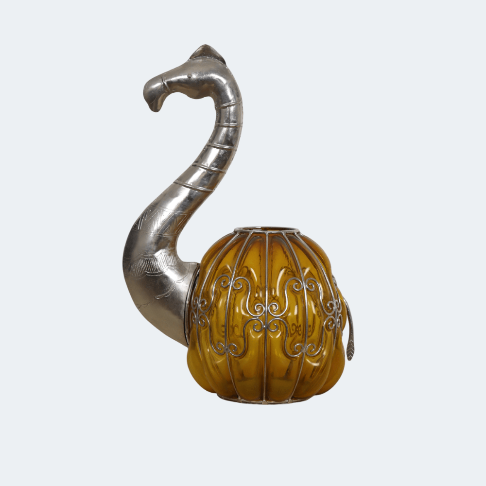 Home Decor Camel Desert Oasis Blown Glass Votive