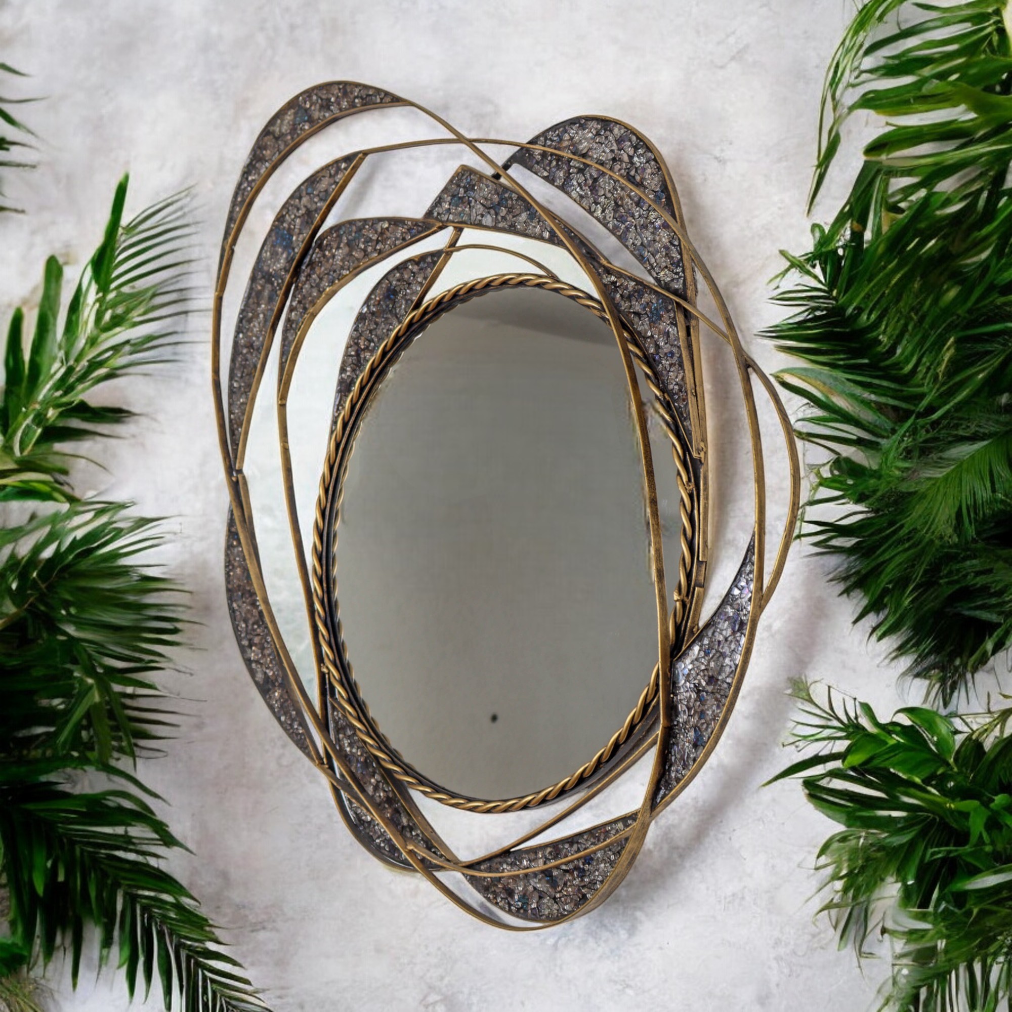 Modern Art Decor Wall Mirror