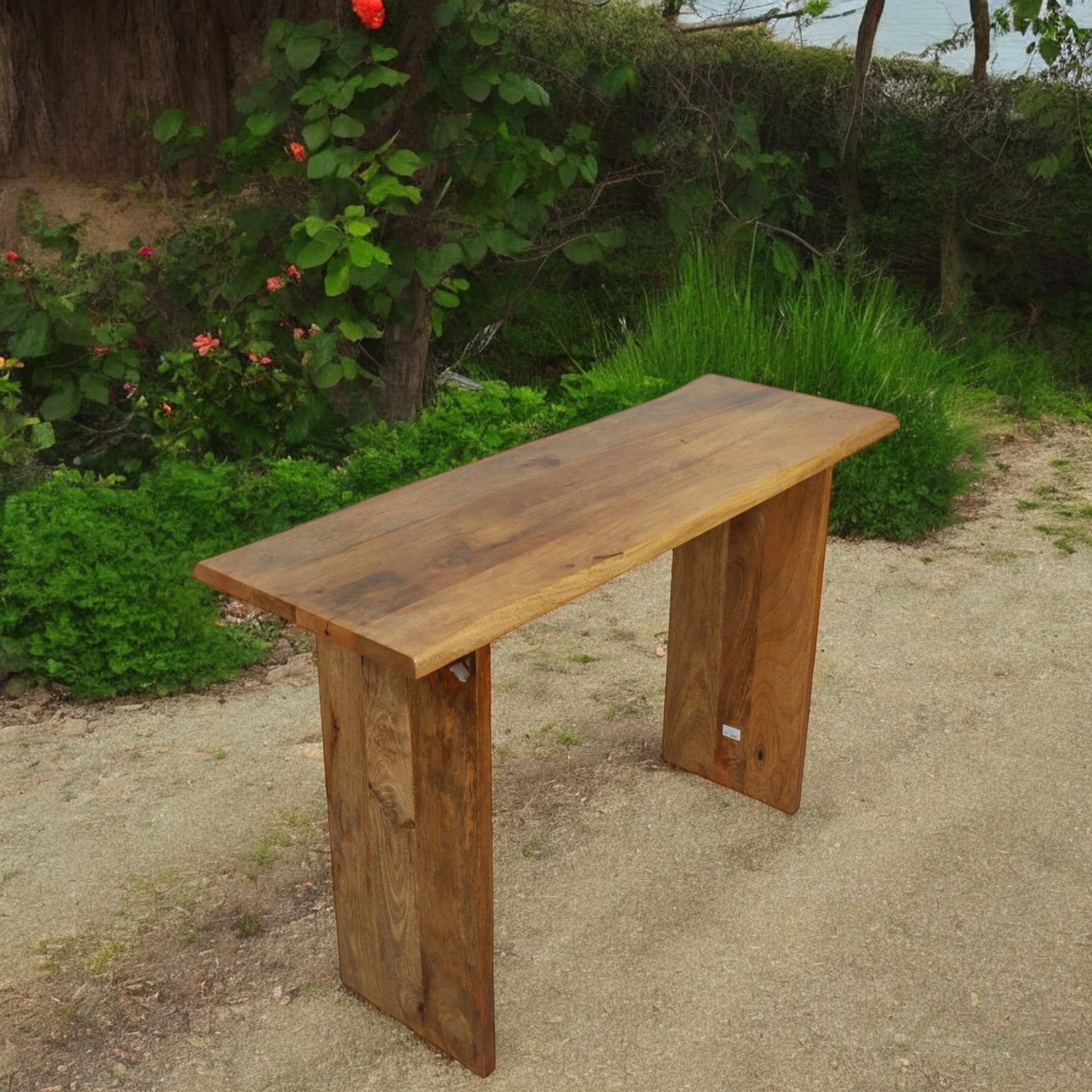 Live Edge Console Table