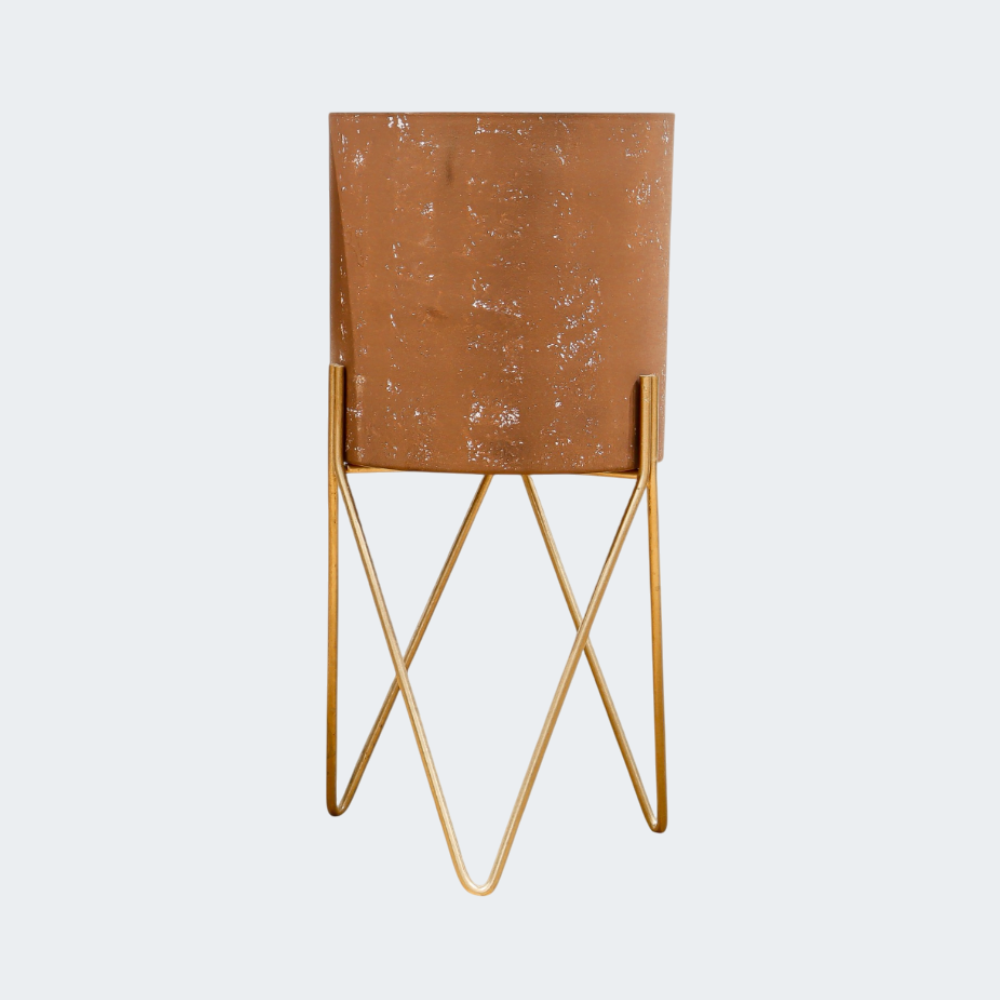 Beautiful Medium Size Planter With Stand