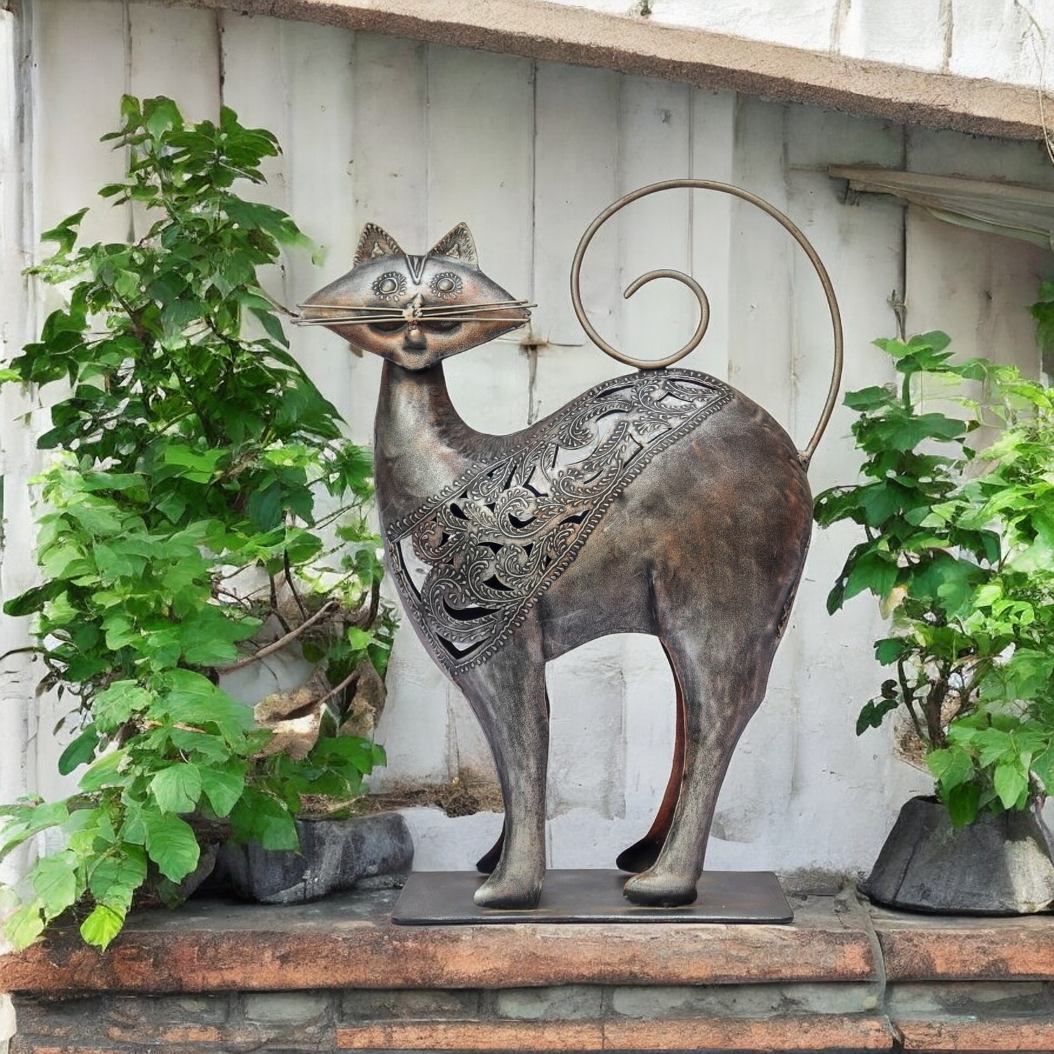 Metal Cat For Decoration