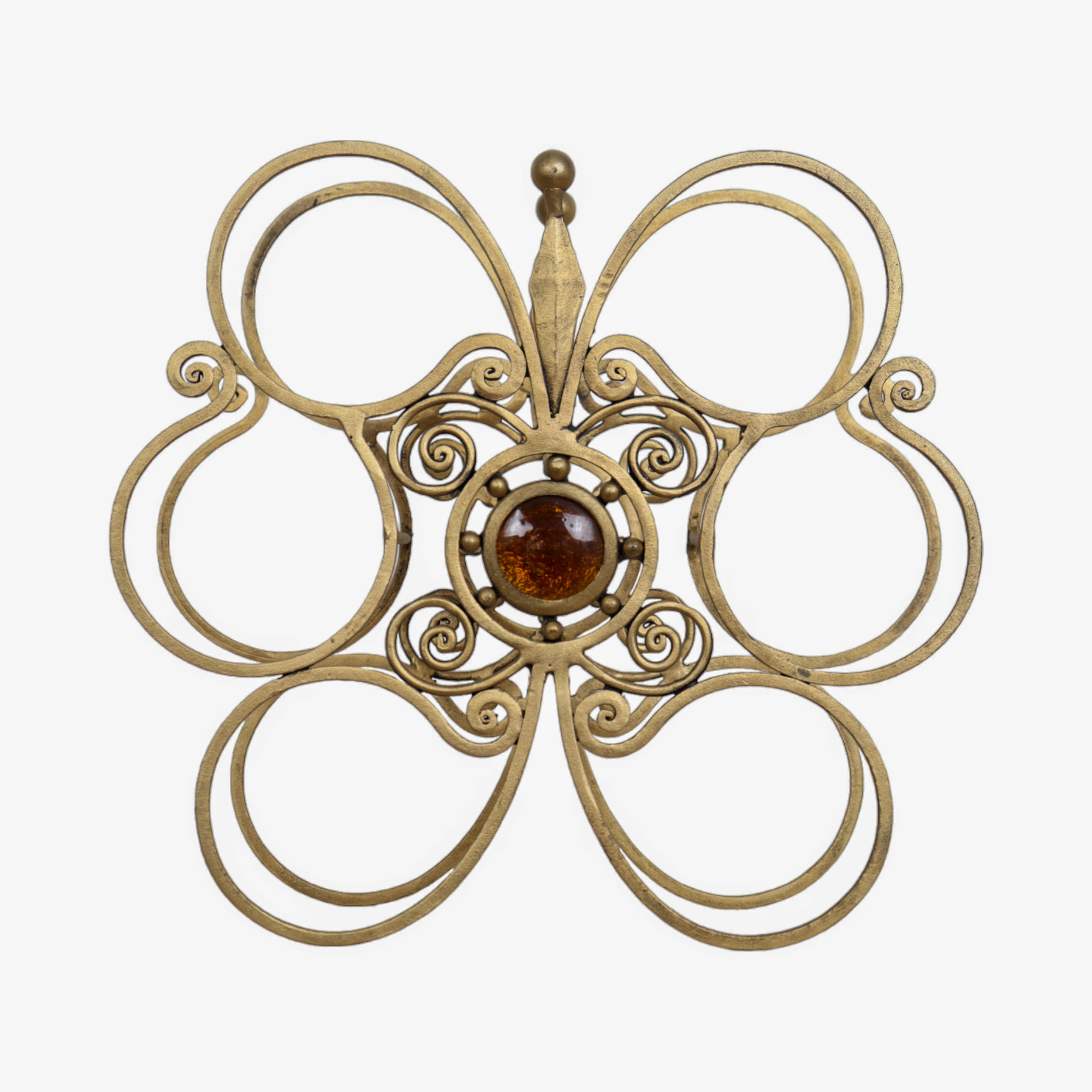 6 Bottle Wine Rack in Golden