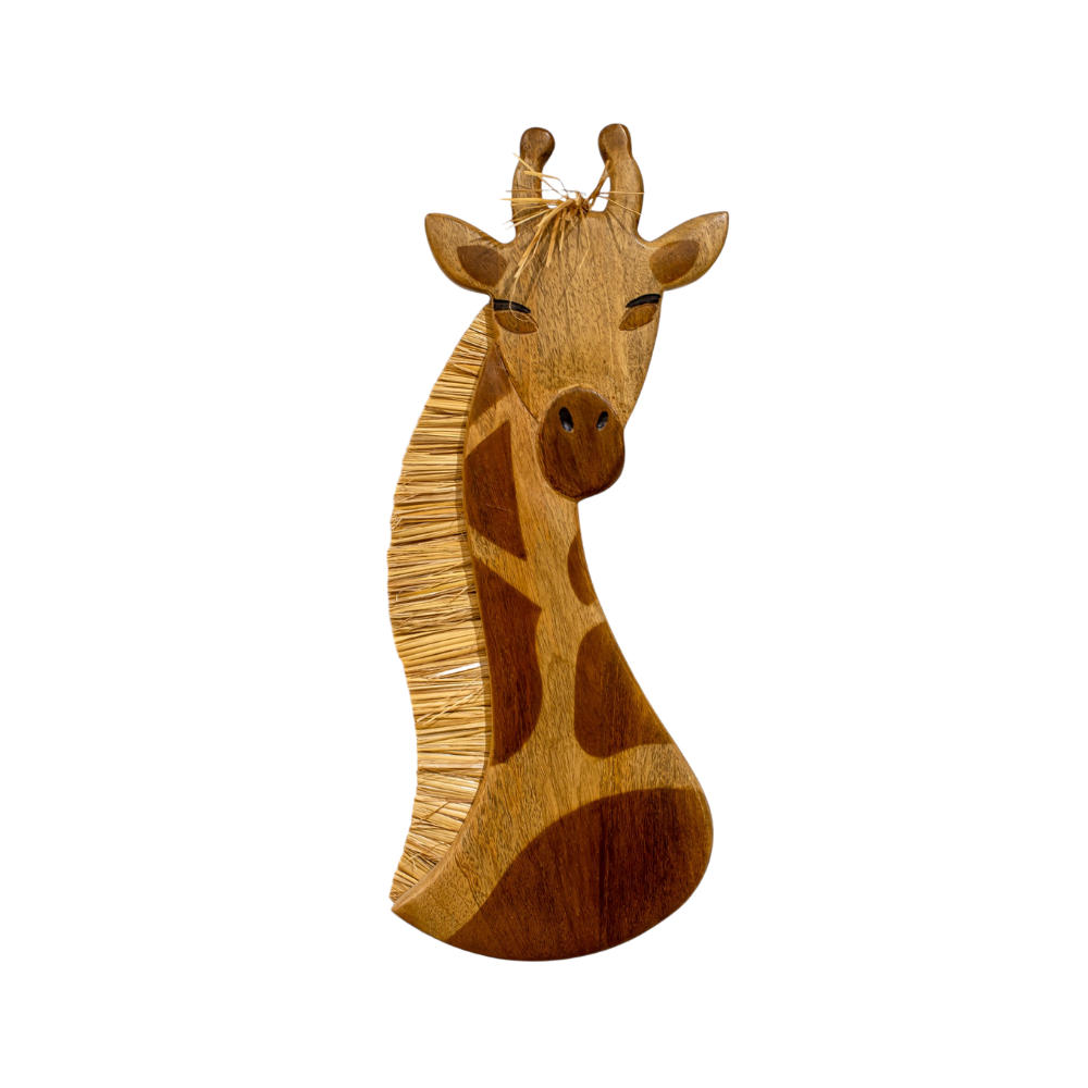 Wooden Giraffe wall Decor