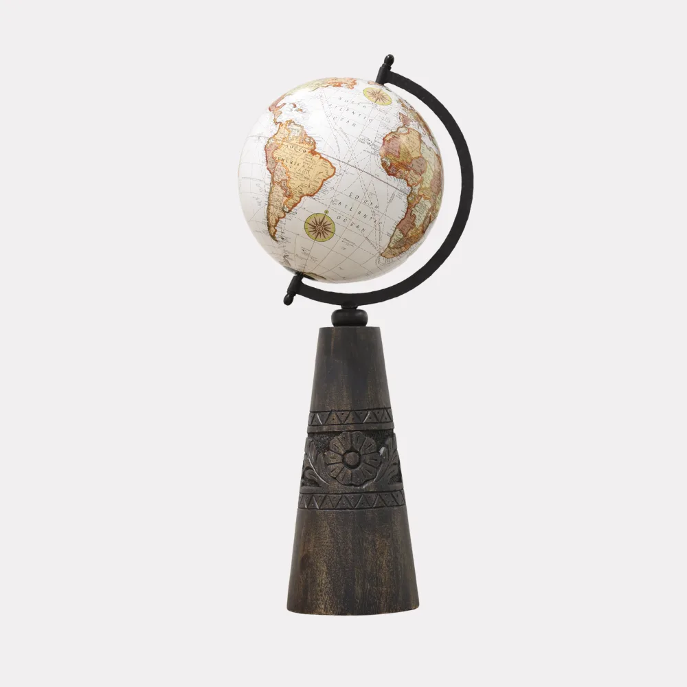 Hand Carving Leg Unique Globe