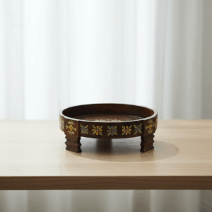 Wooden Chowki Platter