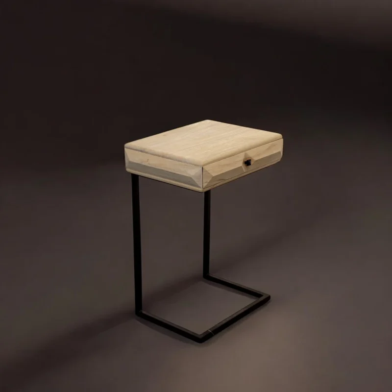 FSCT0002 wooden black iron c shaped table (1) FSCT0002 wooden black iron c shaped table (1)