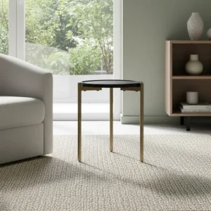 Wooden Top Side Table