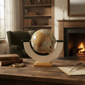 Wooden Worldly Wonders Globe