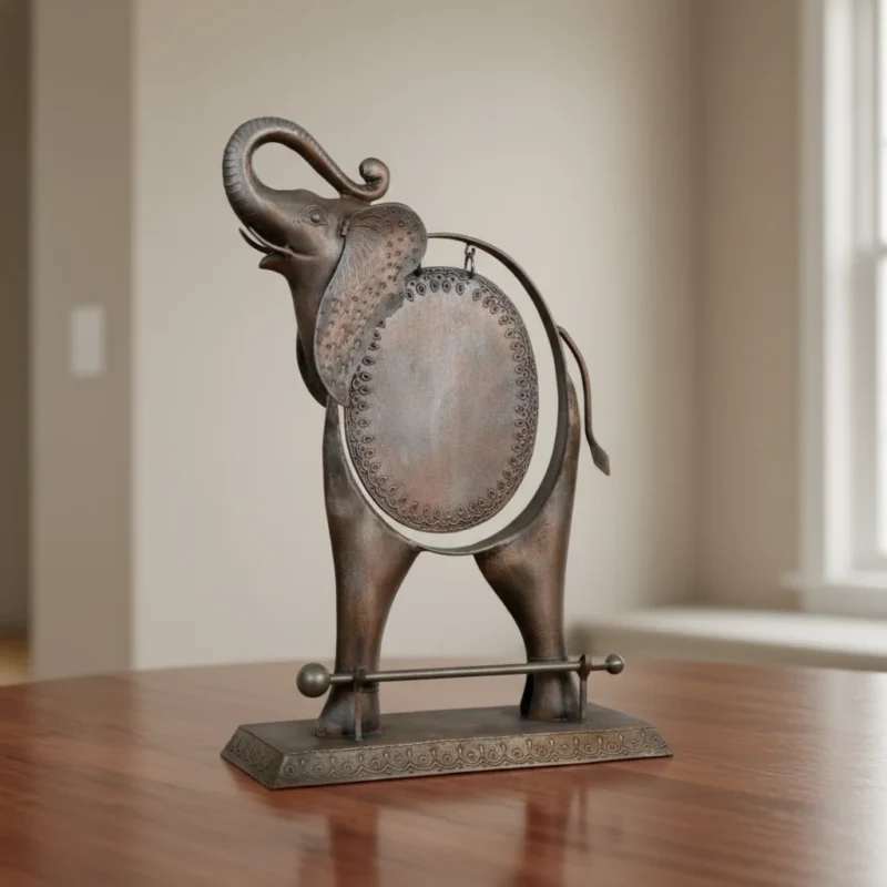 HDFG0010 metal elephant Sculpture (1)