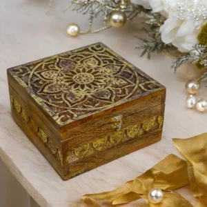 Hand Painted Wooden Box