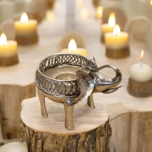 Elephant Votive Candle Holder
