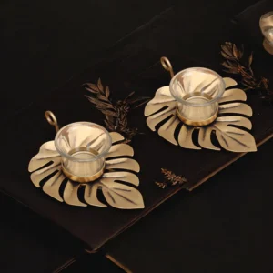 Leaf Votive Candle Holder
