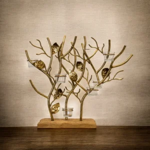 Golden Tree Votive candle Holder Stand