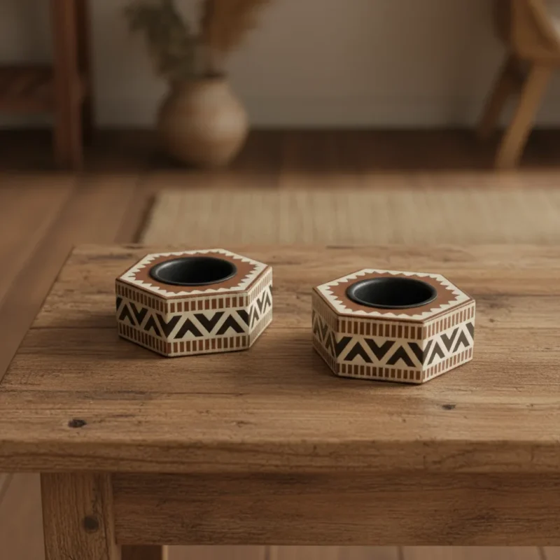 HDVH0048 wooden candle holders (1)