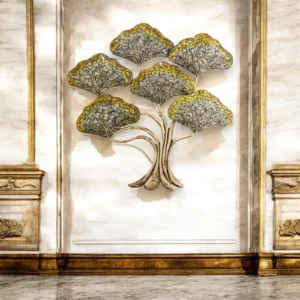 Mirror Mosaic Wall Decor Metal Tree
