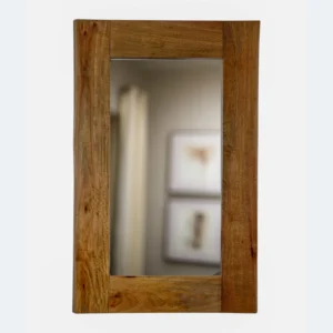 Wavy Wood Wall Mirror