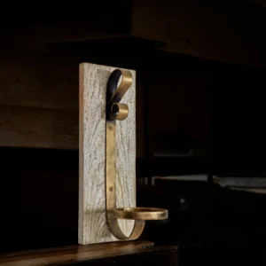 Wooden Votive Chic Wall Sconce