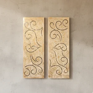 Mirror Mosaic 2 PC wooden Wall Decor