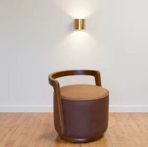 Premium Teak Wood Pouffe