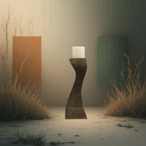 Wooden Modern Votive Candle Holder