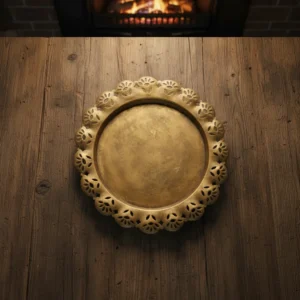 Mandala Metal Pooja Thali