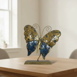 Handmade Mirror Mosaic Butterfly Sculpture