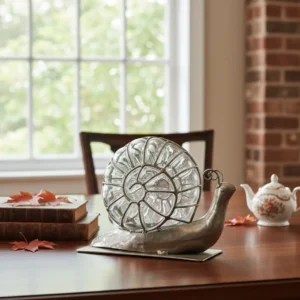 Antique Vintage Glass Snail