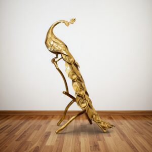 Peacock Statue Ornament Figurine