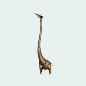 Metal Giraffe Decorative Showpiece