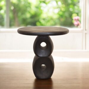 Numerical 8 Black Design Side Table