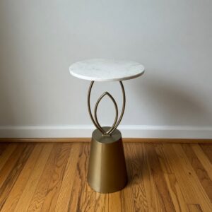 Elegant marble top Side table