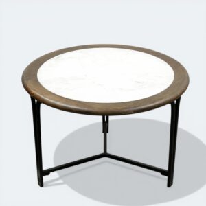 Marble Top Solid Wood Center Table
