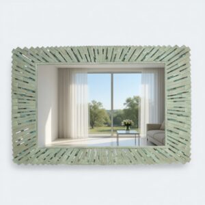 The Gilded Prism Mirror