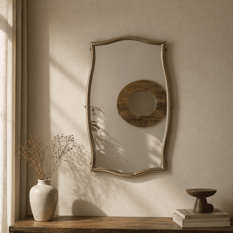 WDM0025 golden color wall mirror (1)